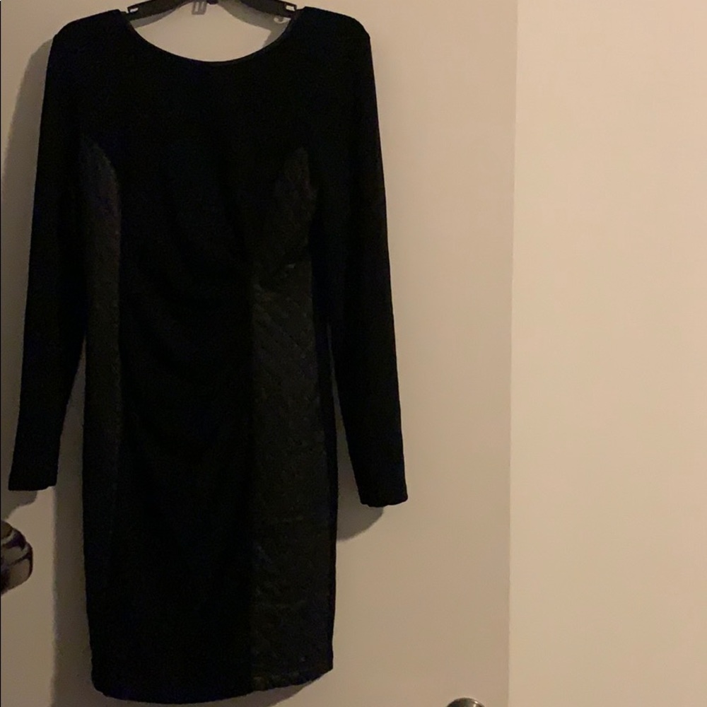 Black long sleeve dress